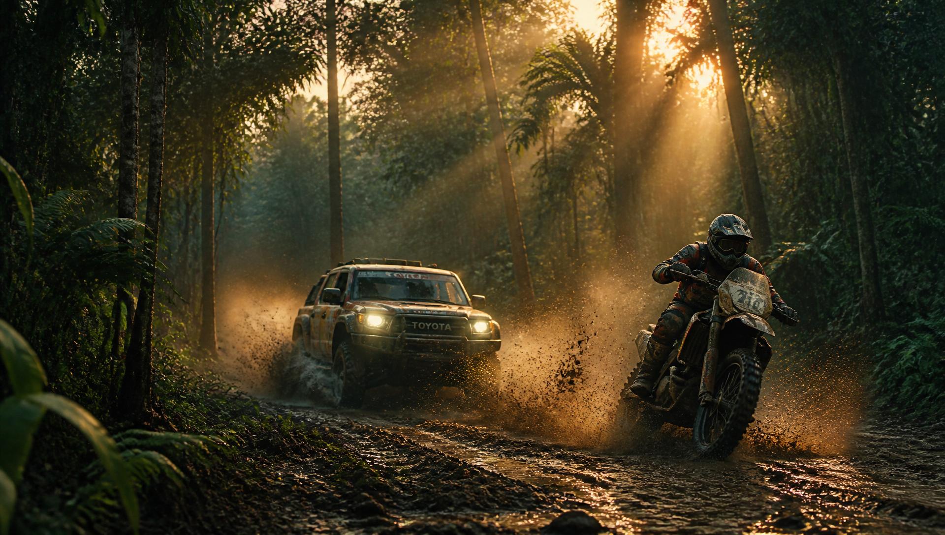 Rally raid na floresta amazônica